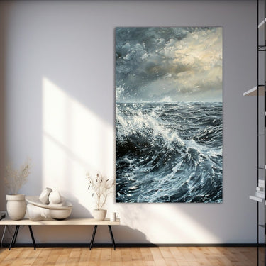 Sea Waves Acrylic Painting